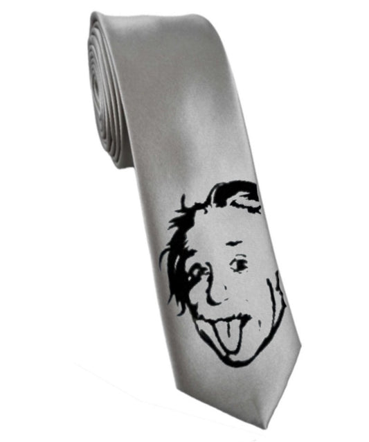 Krawatte mit Slipknot-Bandlogo, schwarze Satinseide