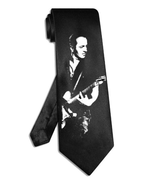 Joe Strummer The Clash Krawatte schwarze Satinseide
