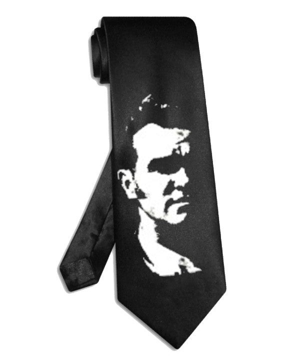 Die Smiths Morrissey Krawatte schwarze Satinseidenkrawatte